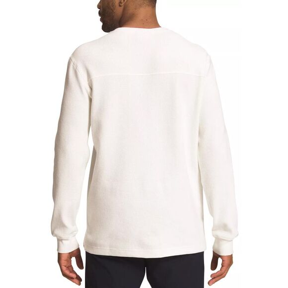 The North Face Mens Waffle Long Sleeve Henley Shirt Medium Gardenia White - NWT - Picture 2 of 3